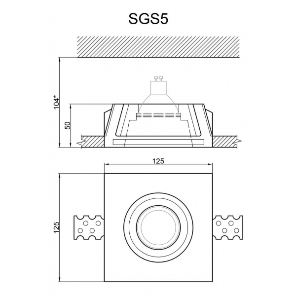 Встраиваемый светильник SGS5