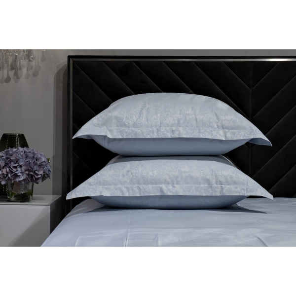 130HB-00031 Комплект постельного белья Илария,голубой, 200*220-1шт,50*70-2шт