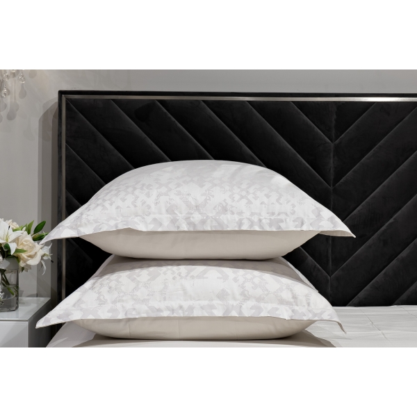 130HB-00041 Комплект постельного белья Маттео,бежевый, 200*220- 1шт,50*70 -2шт