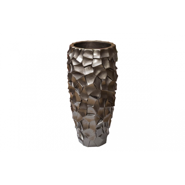 ZS-C858-27 Кашпо 32*32*69см цвет металлик