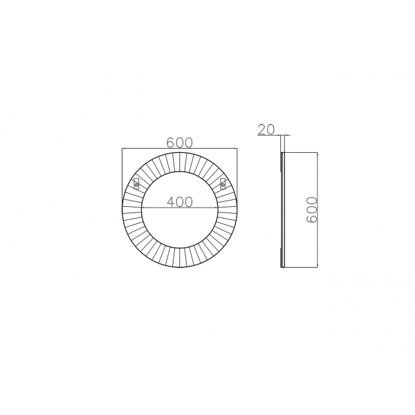 50SX-2023 Зеркало d60 см