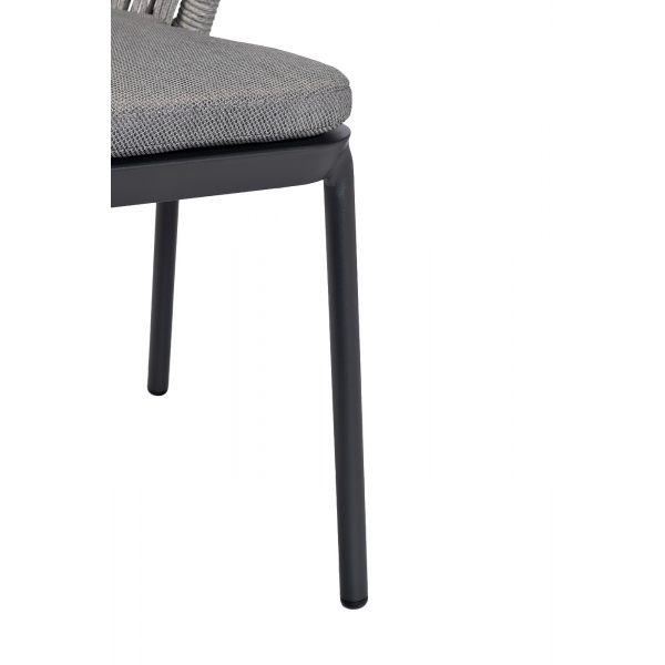 39AR-03961 Стул "Верона" темно-серый 56*57,5*77см