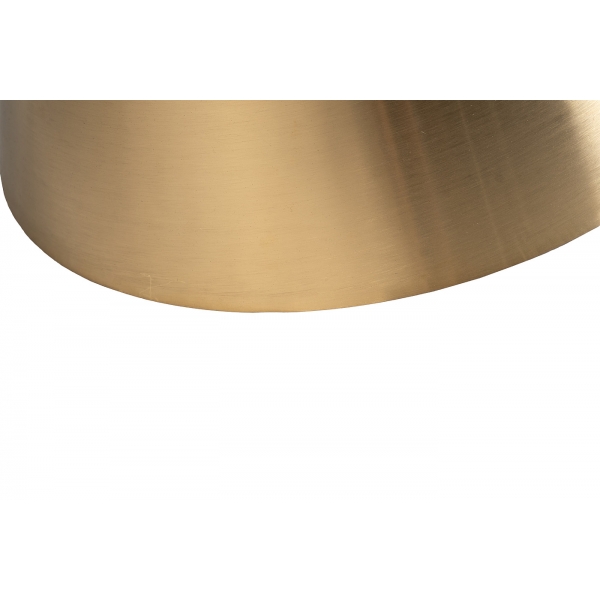 76AR-00910 Стол журнальный керамогранит белый d80*40см