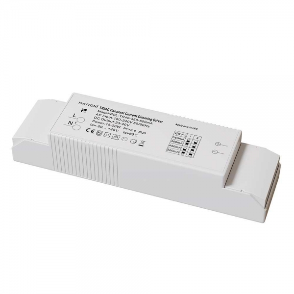 Блок питания Maytoni Technical Triac 23-40V 15-20W IP20 0,35-0,5A PSL-TR40-350-500mA