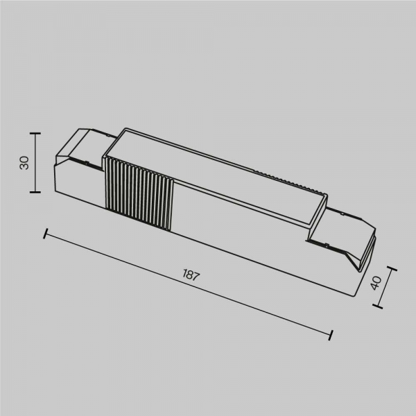 Блок питания Maytoni Technical Triac 23-40V 38-50W IP20 0,95-1,2A PSL-TR40-950-1200mA