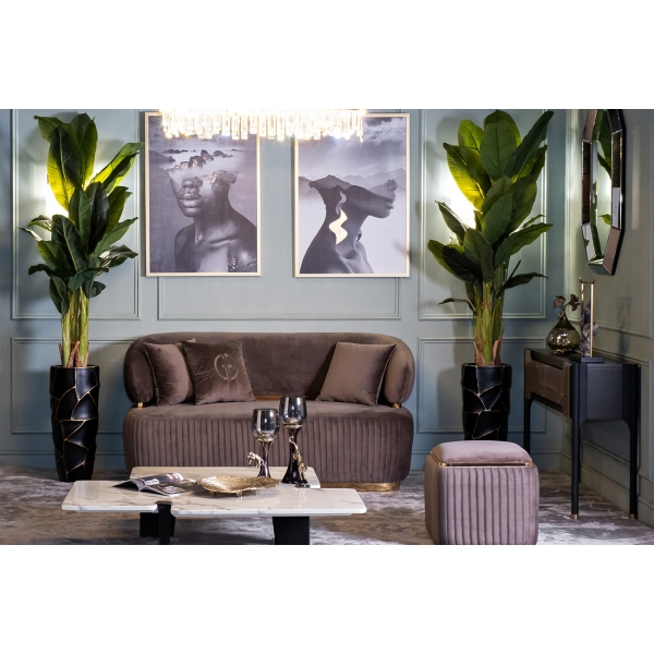 89VOR-MYSTIQUE1 Холст "Mystique-1" 100х70 см, золотая поталь.