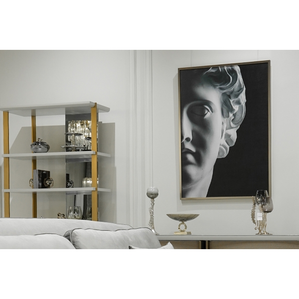 89VOR-APOLLON/1  Холст "Аполлон-1" 140*100 см, багет латунь