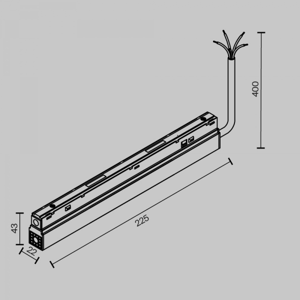 Блок питания Maytoni Technical TRA034DR-100W-DD-B