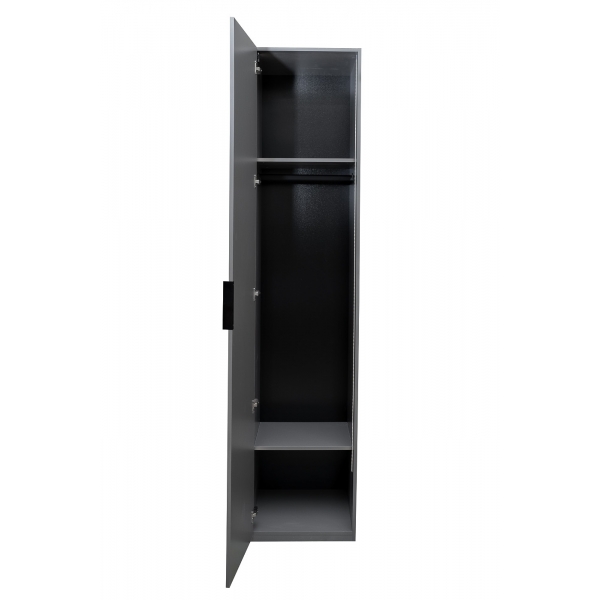 GD-10022-6 Шкаф Alto пенал c вешалкой,цвет серый Кобальт, фасад глухой 50*57*228.5см