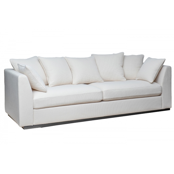 Диван Roberto трехместный, рогожка кремовый BOTEGA SVBEG 250*100*90см