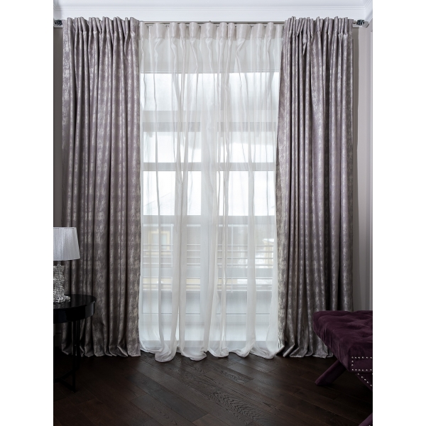 121GD-SERTUL-ED Тюль SERIK бежевый 280*270см