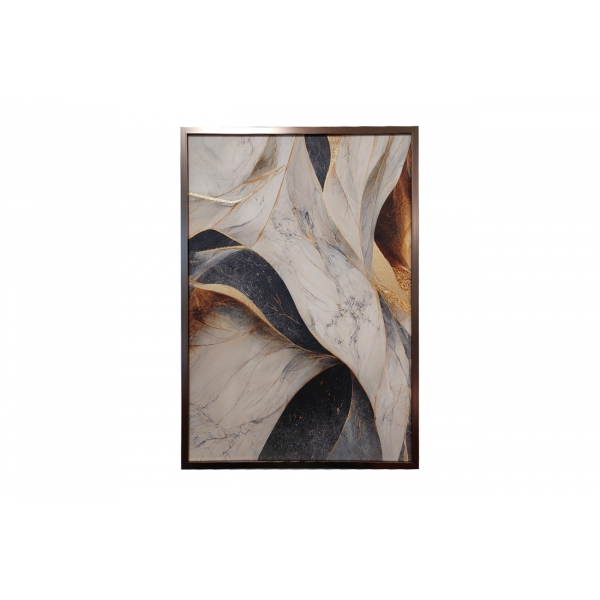 89VOR-GOLD ART  Холст "Золотое искусство" 70*100 см, багет латунь, зол.поталь