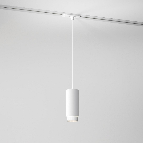 Подвесной трековый светильник Elektrostandard Nubis GU10 85021/01 белый a064795