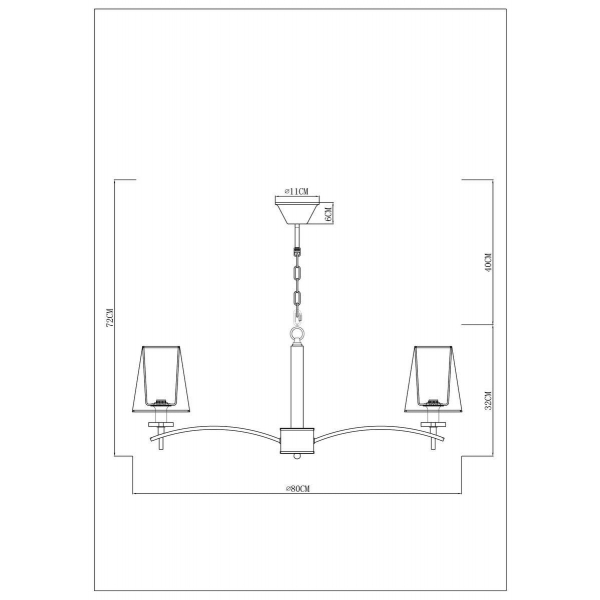 Подвесная люстра Arte Lamp Kensington A4098LM-8CC