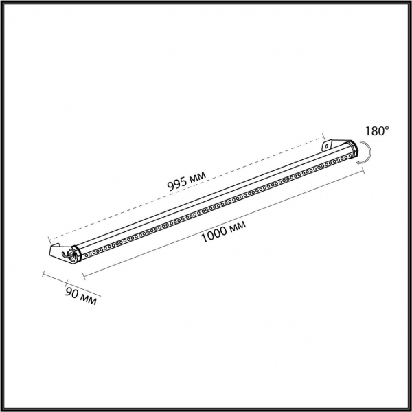 Уличный настенный светодиодный светильник Odeon Light Nature Graze 7040/22WL