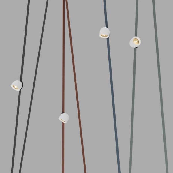 Трековый светодиодный светильник Denkirs Belty Spot DK5541-WH+BK