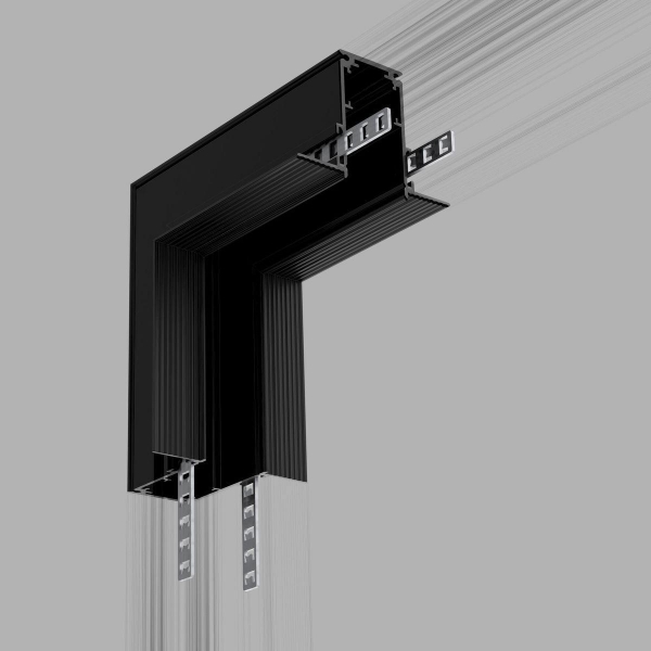 Коннектор угловой для встраиваемого шинопровода Elektrostandard Slim Magnetic 85093/11 a062188