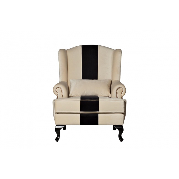 DY-732 Кресло черно-белое 81*104*104см