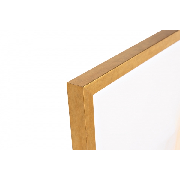 89VOR-AQUARELLE5 Холст "Лик нежности" 100*100 см, багет зол