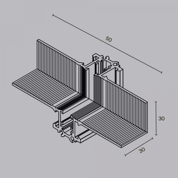 Коннектор угловой внутренний Maytoni Technical Accessories for tracks Levity TRA184ICL-13B