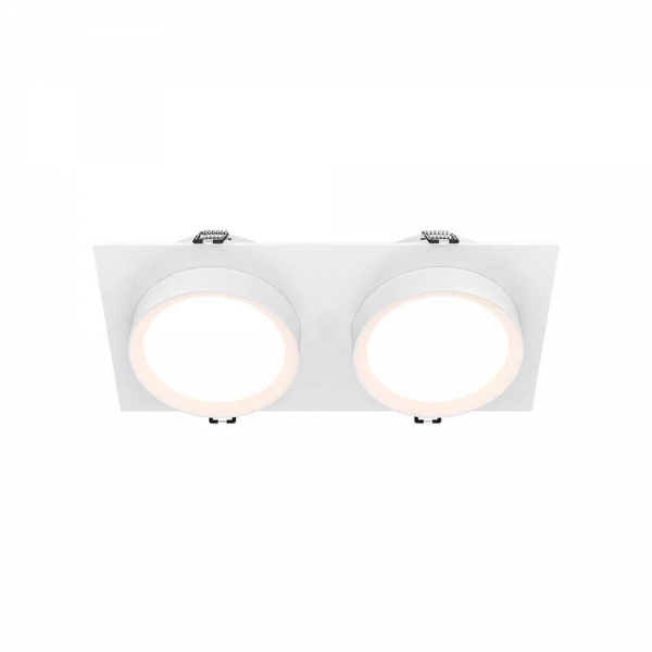Встраиваемый светильник Maytoni Technical Hoop DL086-02-GX53-SQ-W