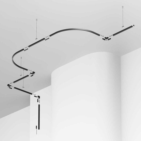 Шинопровод накладной/подвесной Maytoni Technical Busbar trunkings Levity TRX184-111B