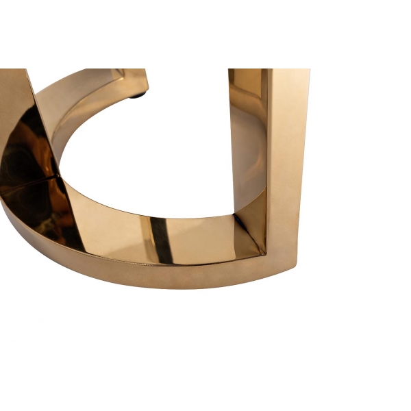 GD-CST002 Консоль D'Oro Garda Decor черная/золото 120*30*78см