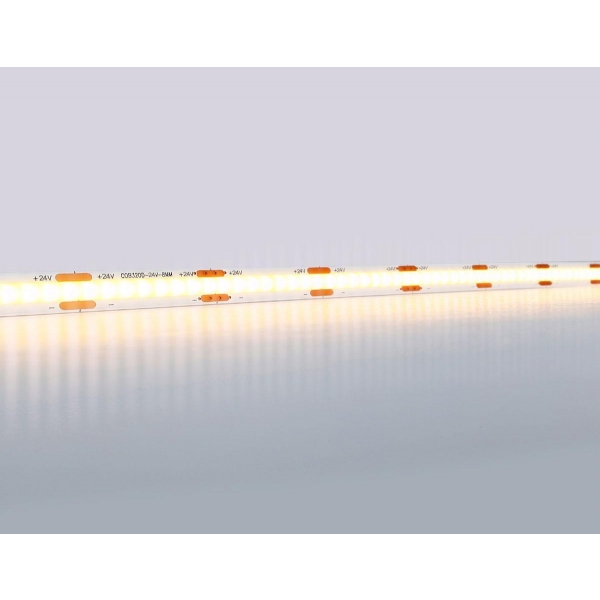 Светодиодная лента Ambrella Light 10W/m 320LED/m COB теплый белый 5M GS4651