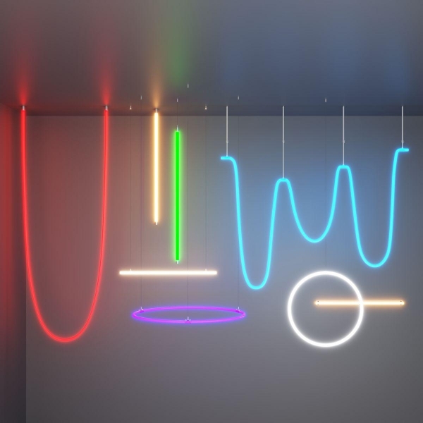 Гибкий неон Maytoni 17,2W/m 384LED/m 2835+2016LED/m 1313SMD дневной белый + RGB 5М 20305