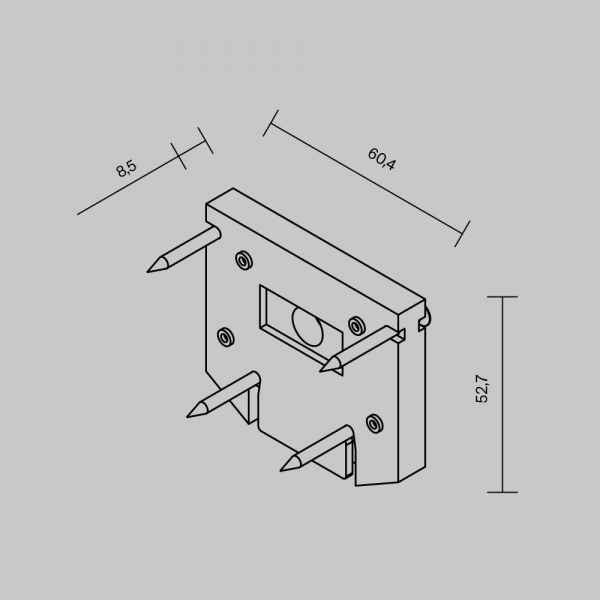 Заглушка Maytoni Technical Exility TRA034D-EC-422B