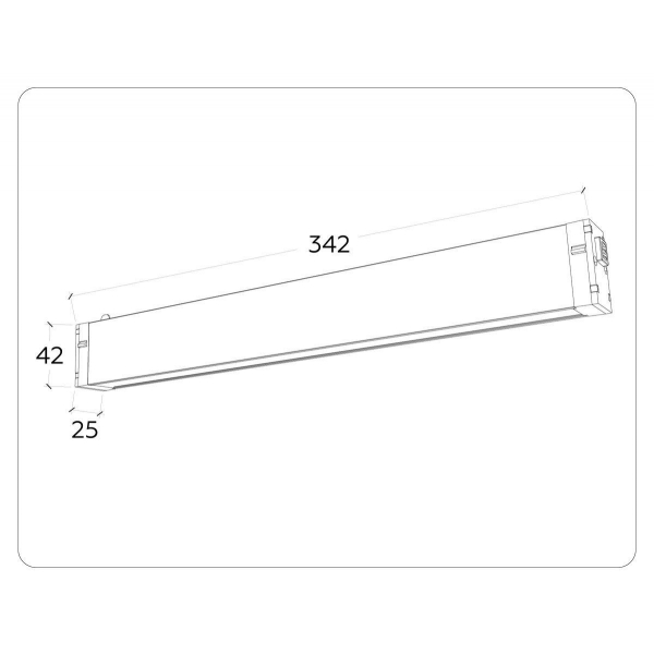 Трековый светодиодный светильник Ambrella Light Track System Magnetic 220V GL1272