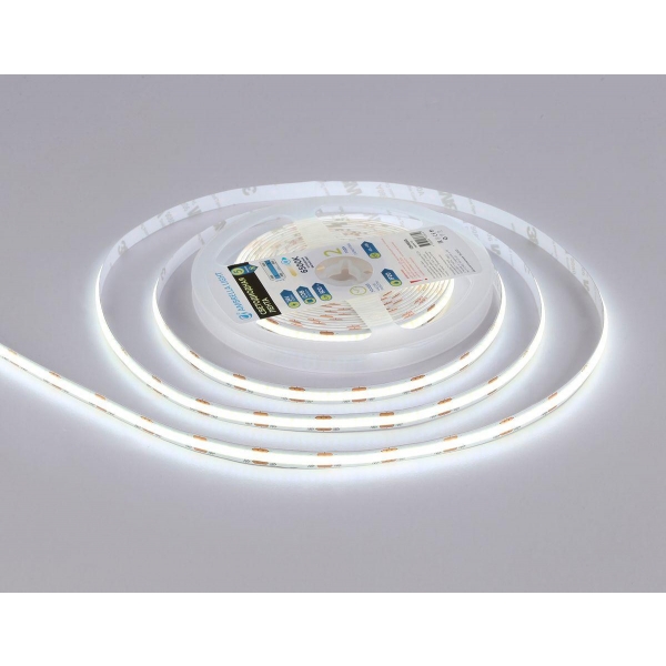 Светодиодная лента Ambrella Light 10W/m 320LED/m COB холодный белый 5M GS4653