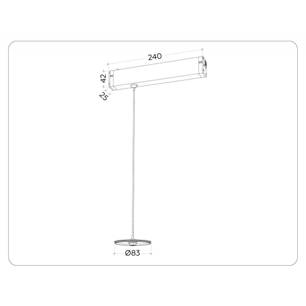 Трековое крепление Ambrella Light DIY Spot A2660