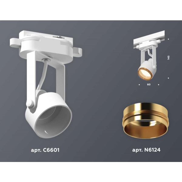Комплект трекового светильника Ambrella light Track System XT (C6601, N6124) XT6601023