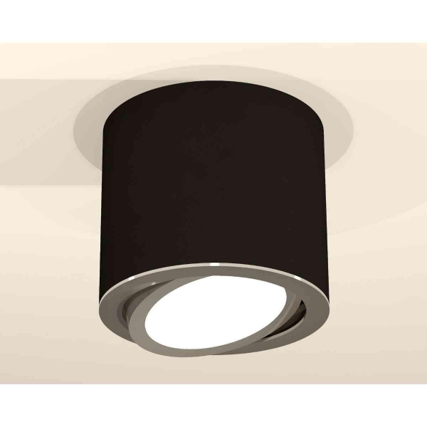 Комплект накладного светильника Ambrella light Techno Spot XS7402002 SBK/PSL черный песок/серебро полированное (C7402, N7003)