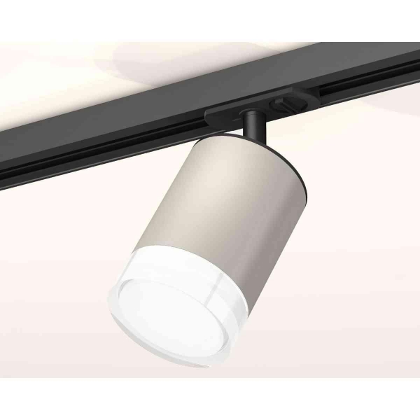 Комплект трекового светильника Ambrella light Track System XT7423020 SGR/CL/SBK серый песок/прозрачный/черный песок (A2537, C7423, N7160)