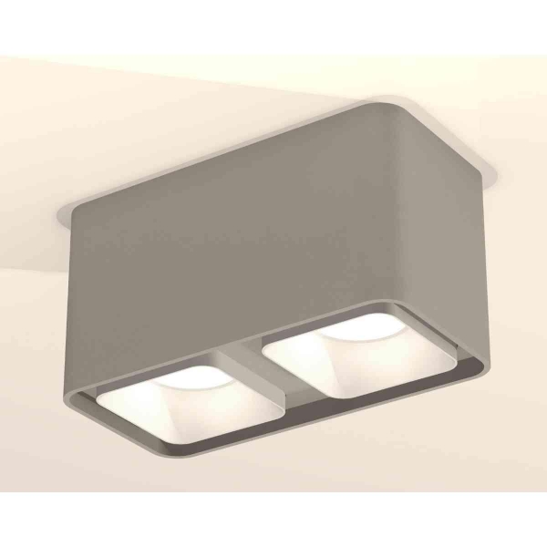Комплект накладного светильника Ambrella light Techno Spot XS7852001 SGR/SWH серый песок/белый песок (C7852, N7701)