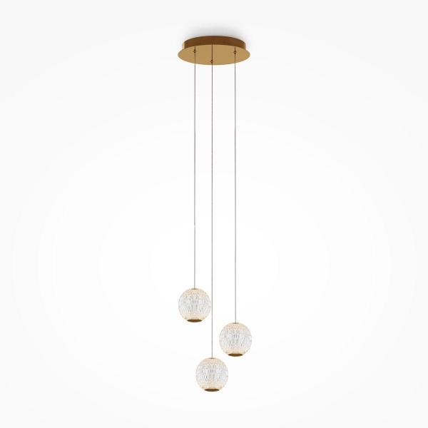 Подвесная светодиодная люстра Maytoni Sapphire MOD293PL-L18BS3K