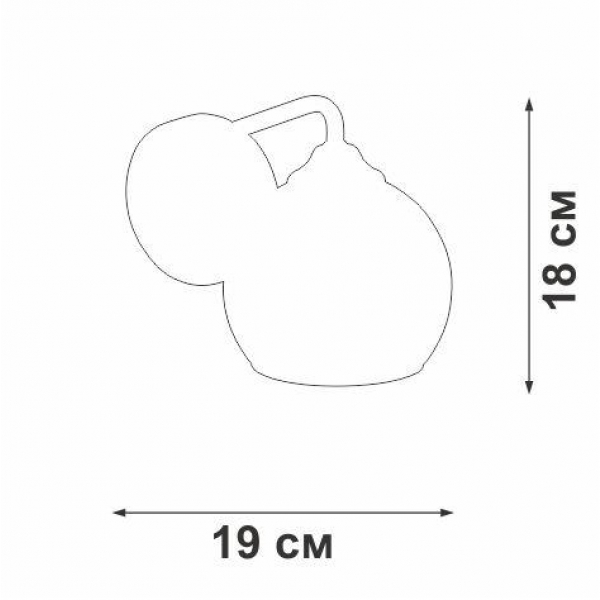 Бра Vitaluce V3096-9/1A