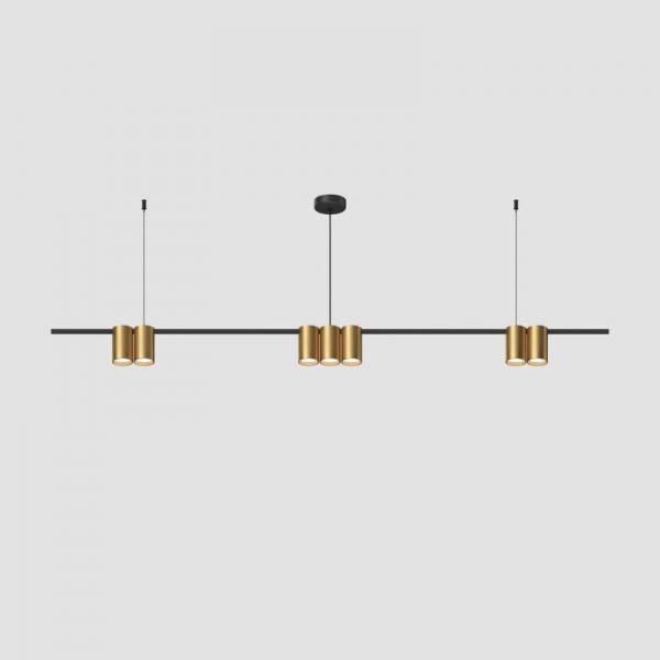 Подвесная люстра Denkirs Orbit DK4063-BK+SG