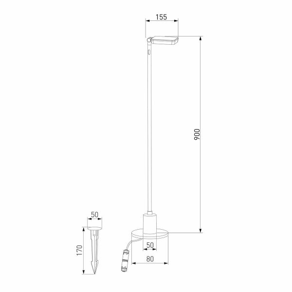 Уличный светодиодный светильник Elektrostandard Joli 35182/F a068102