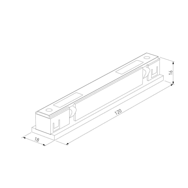 Коннектор прямой Elektrostandard Brass Line 85008/00 a069644