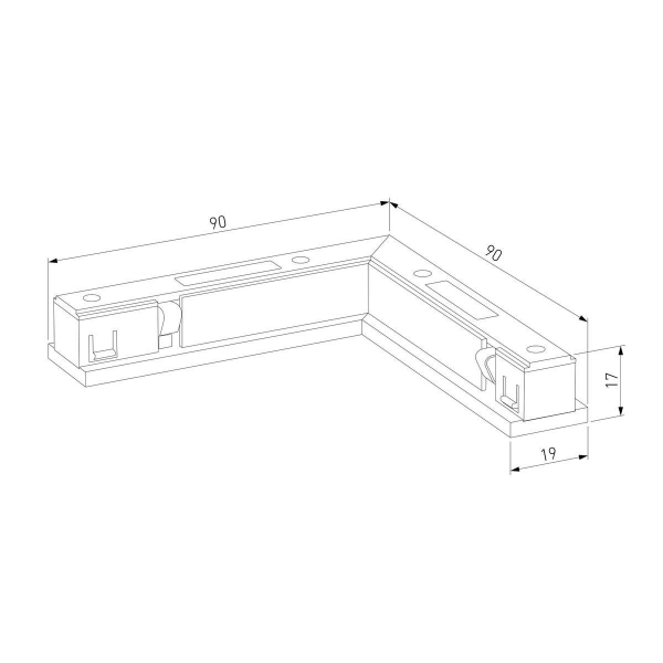 Коннектор L-образный Elektrostandard Titan Line 85006/00 a069719