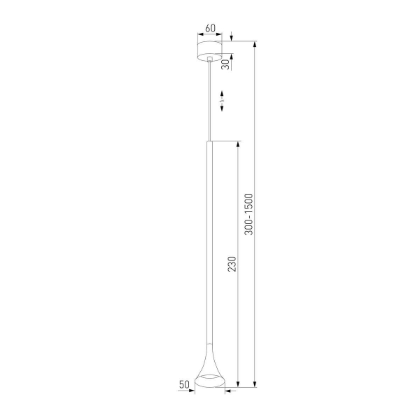 Подвесной светодиодный светильник Elektrostandard Hall 50314 LED a068818