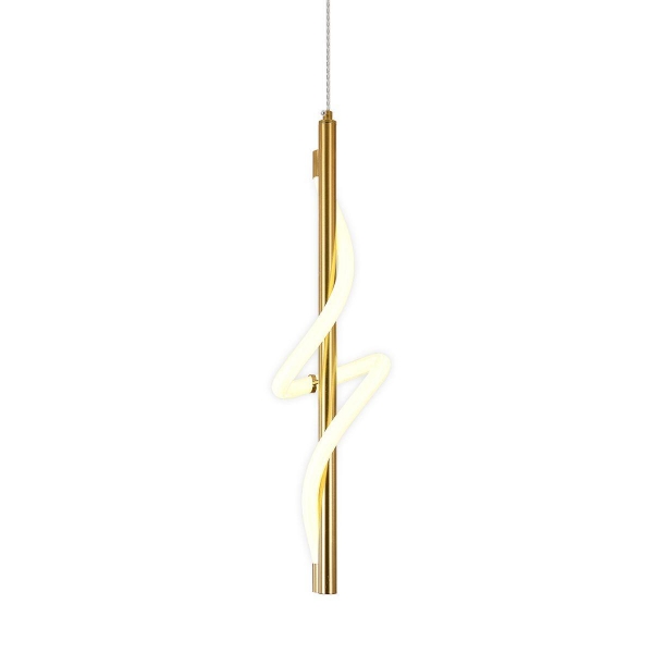 Подвесной светодиодный светильник Indigo Intreccio 14025/1P Brass V000144L