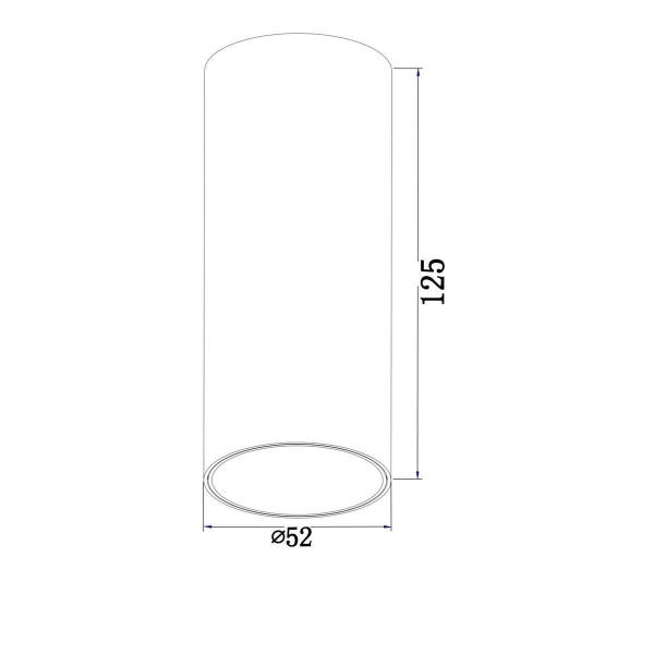 Потолочный светодиодный светильник Maytoni Technical Focus Led C056CL-L12B4K