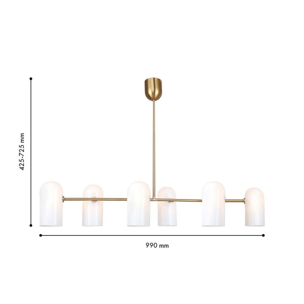 Подвесная люстра F-Promo Barfila 4619-6P