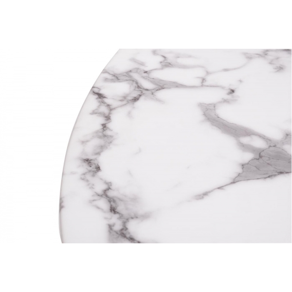 33FS-DT3056-BLWH Стол обеденный овальный Pearl White 170*110*76см
