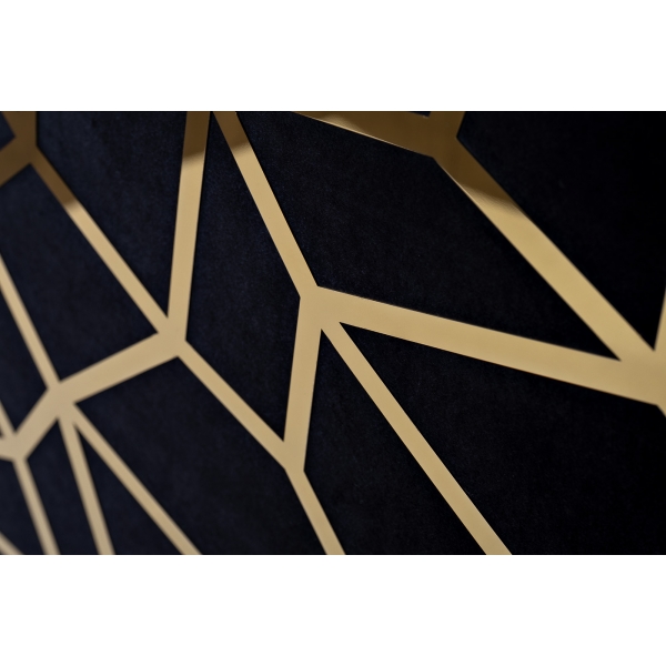 GY-8597TUMB Тумба барная черный велюр/золото 120*59*106.5см
