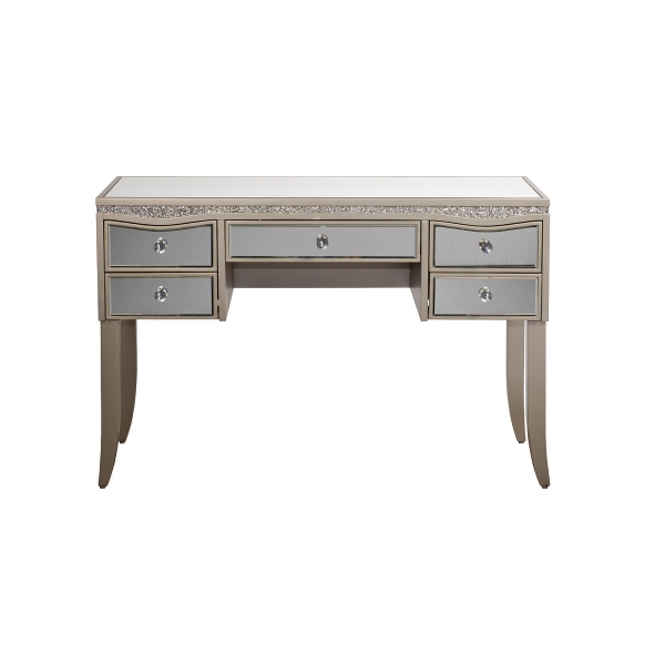 KFG127 Столик туалетный 5 ящ. отделка зеркальная 120*45*79см
